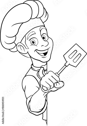 A chef, barbecue cook or ba...