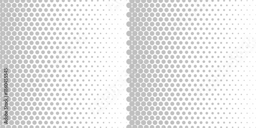 simple silver halftone dot pattern art for banner poster background.