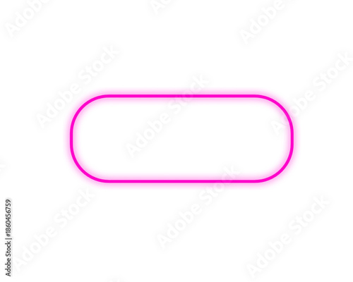 Pink speech bubble isolated on transparent background