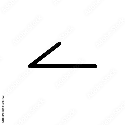 矢印のアイコン　上だけ　片方