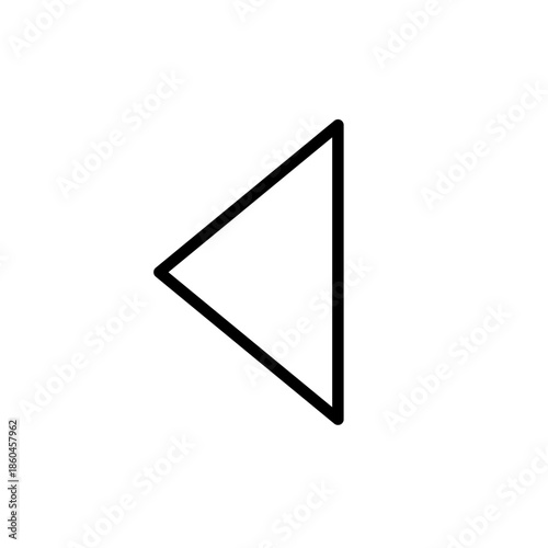 矢印のアイコン　三角形