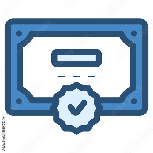 official contract license icon