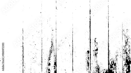 Abstract white background texture featuring vertical dark streaks and scattered grunge elements creating a distressed effect