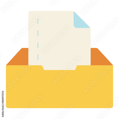 document archive folder flat icon