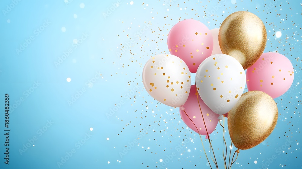 custom made wallpaper toronto digitalSoft Color Balloon Bouquet with Copy Space.