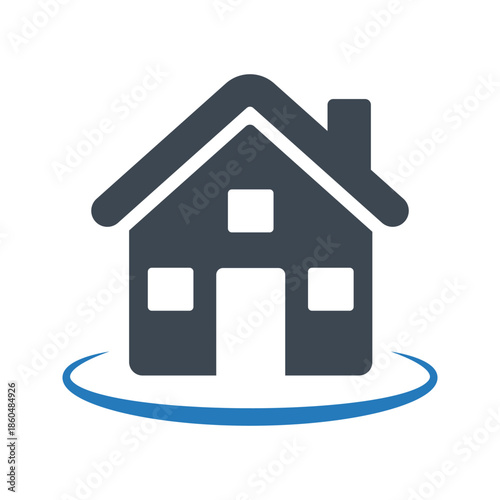 Real estate icon. Home icon