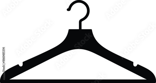 Clothes Hanger Icon – Symbol of Organization, Garment Care, and Closet Essentials