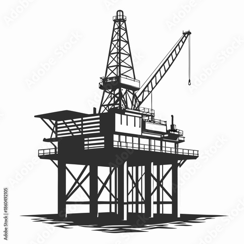 oil rig drilling platform