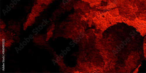 Graphic design element grainy wall style concept for banner, flyer, poster, brochure, cover, etc. Abstract Watercolor red grunge background painting. Crimson red blaze fire flame grungy smoke texture.