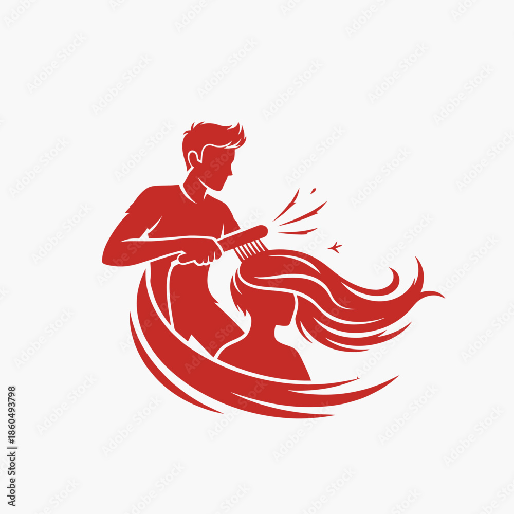 Naklejka premium Maple Leaf Silhouette in Simple Modern Design with Black Color on White Background for Logo
