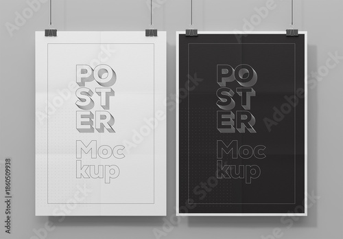 Hanging Poster Mockup