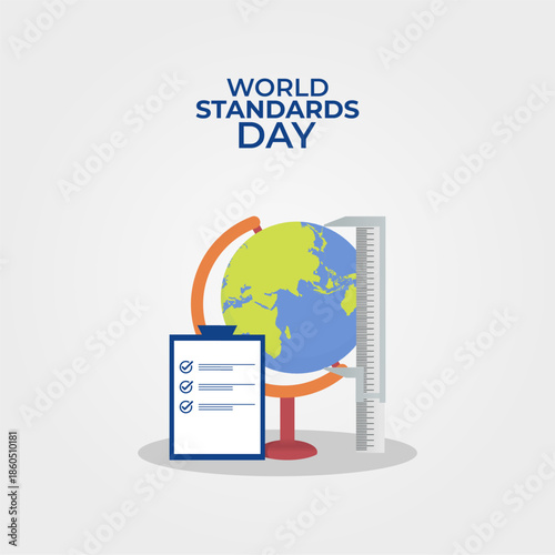 vector graphic of World Standards Day ideal for World Standards Day celebration