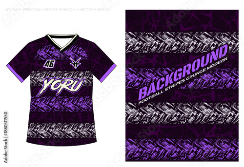 sublimation jersey design stripes tribal purple rugby football soccer basketball volleyball vector pattern nature cultural