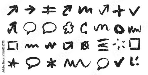 Hand drawn vector alphabet set featuring artistic zodiac symbols and astrology line art illustrations for creative school design and horoscope text sketches