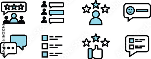 Icon Pack Feedback, Review, reaction, evaluation, ratings, responses for Websites, Apps, UI UX Projects, and Digital Assets