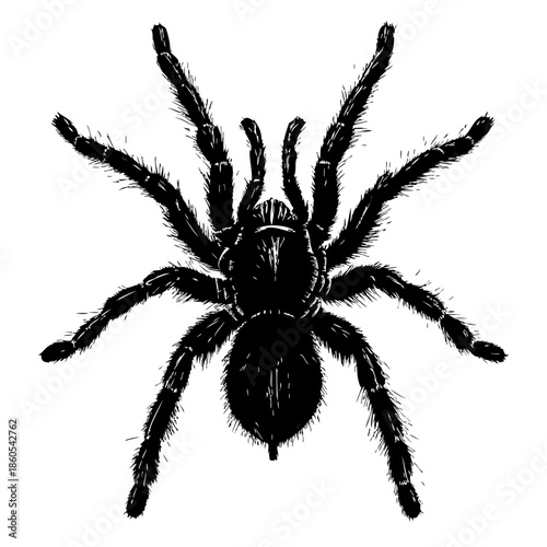 Detailed tarantula illustration