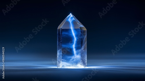 Blue Lightning Energy Crystal