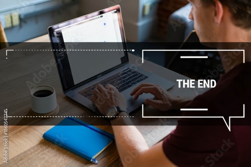 COMMUNICATION WORKING TECHNOLOGY BUSINESS THE END CONCEPT.