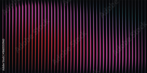A vibrant abstract background featuring vertical stripes of purple and pink light with a soft, blurred glow.