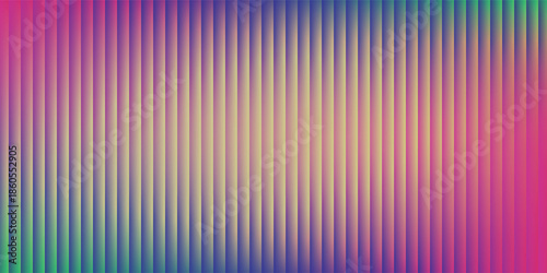 Corrugated, fluted glass vector texture. Ribbed plastic gradient background