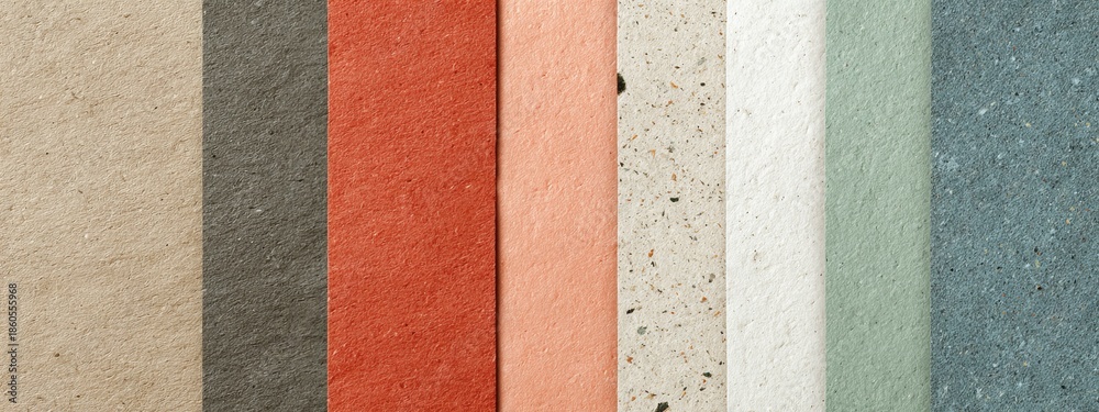 Fototapeta premium Soft Grain Collage of Textured Backgrounds in Various Colors for Artistic and Design Projects