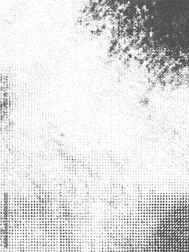 Distressed rectangular grunge film background texture with subtle grain and scratches for minimalist graphic design use