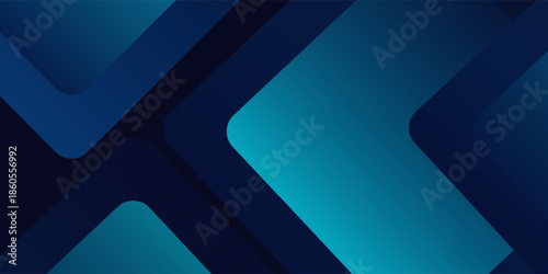 Modern blue abstract gradient shapes background design digital texture