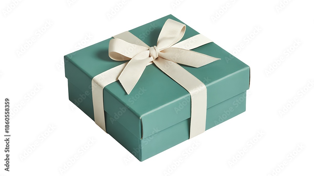 Obraz premium Elegant gift box with bow