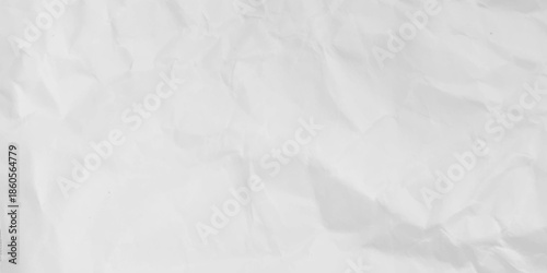 Abstract white crumpled paper texture background. Crumpled white paper background texture. Vector illustration.