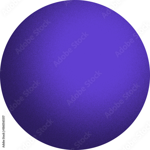 sphere organic shape with grainy noise texture element
