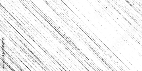 Abstract texture grunge made of diagonal streaks and distressed lines, black ink on a white background. grunge scratch patterns, chaotic linear noise. dirty monochrome pattern of the old worn surface.