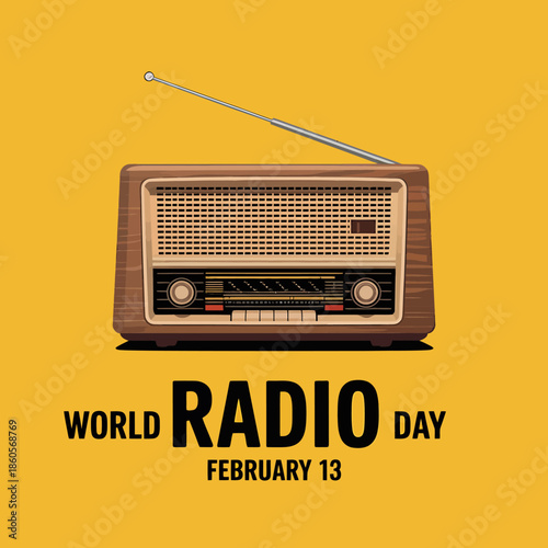 Celebrating world radio day on february 13 with vintage radio