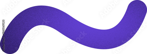wavy curve organic shape with grainy noise texture element