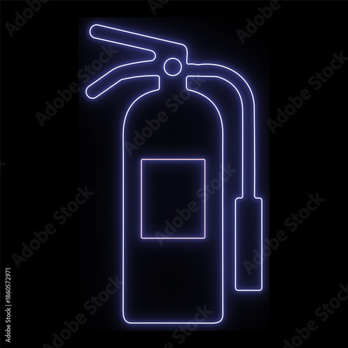 Illuminated fire extinguisher