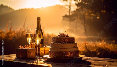 Geburtstagstorte  Feier  Fete