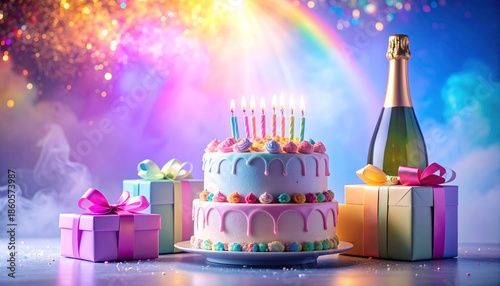 Geburtstagstorte  Feier  Fete