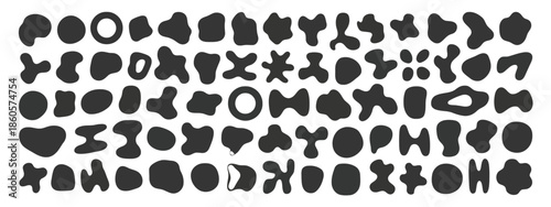 Black Scattered Alphanumeric Characters and Symbols on White Background