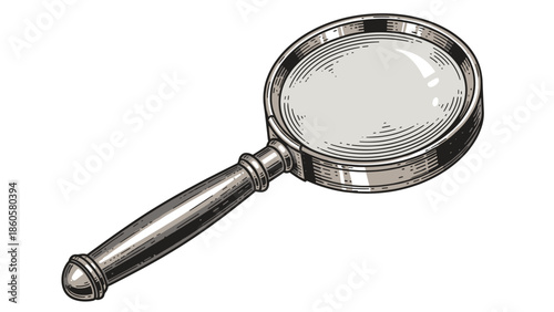  illustration of a magnifying