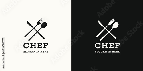 creative restaurant food icon , food business branding identity isolated vector logo design
