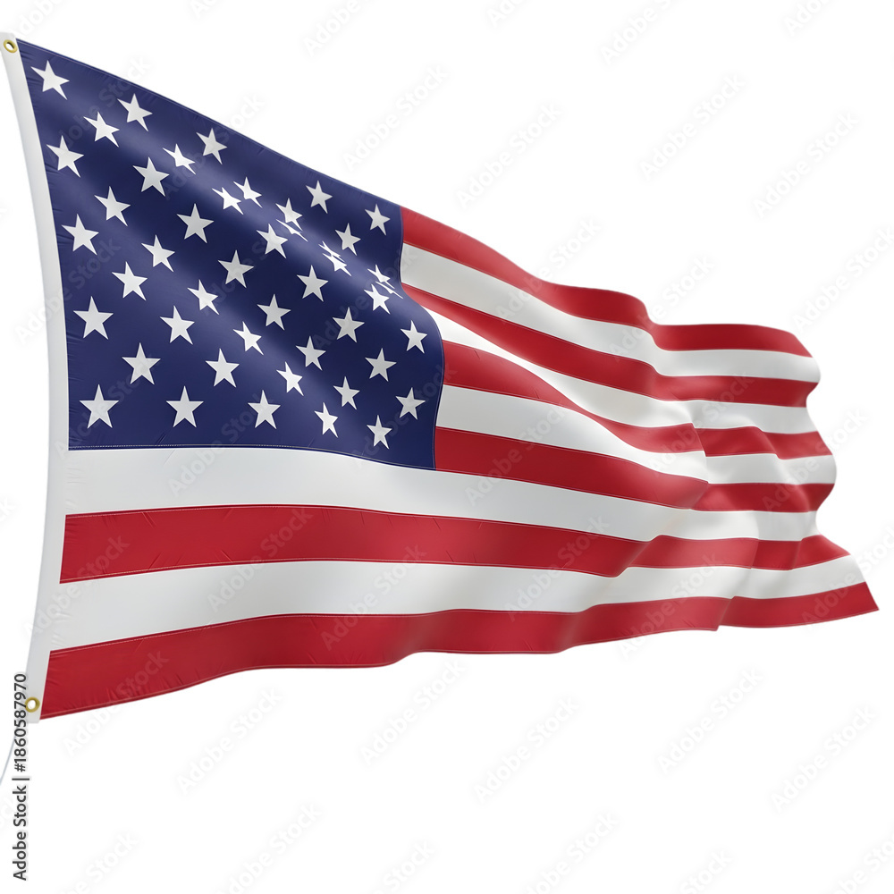 Fototapeta premium Celebrating national freedom day usa with the american flag