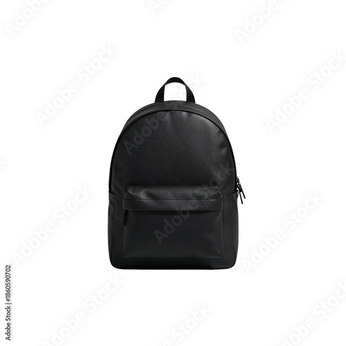 Sparkly Black Backpack With a Single Front Pocket for Storage and Easy Access