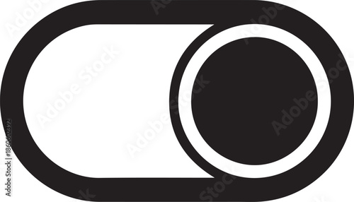 Clean of a black and white toggle switch