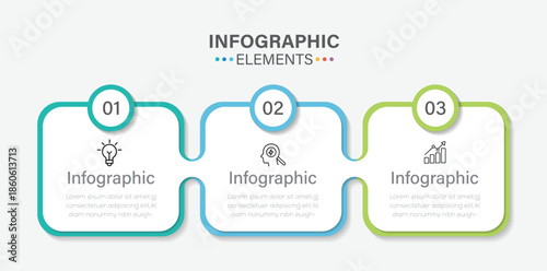 Infographic frame with 4 steps or options. Template for graph, diagram, presentations.