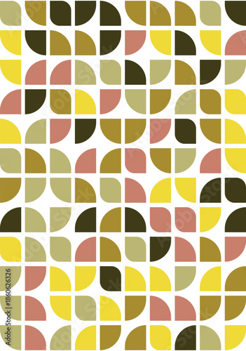 Vintage seamless pattern with apples and pears vector illustration featuring pink nature leaves and retro art elements for wallpaper decoration