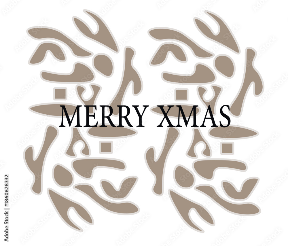 Obraz premium Merry Christmas and Happy New Year!