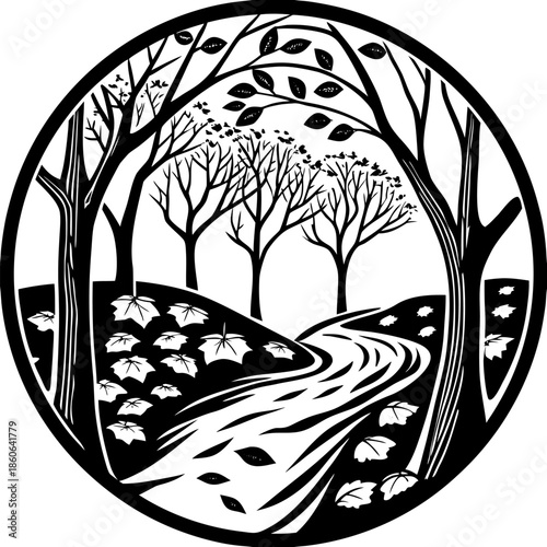 Vibrant Autumn Hike Through Golden Forest