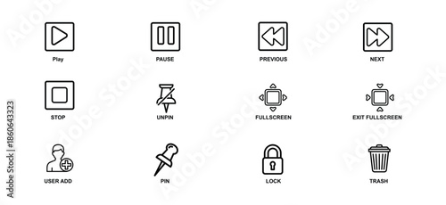 Software & UI Line Icons