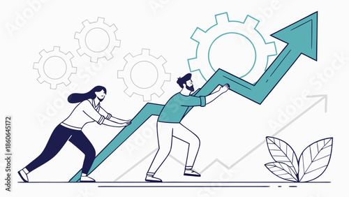 man and woman with a suitcase