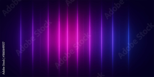 An abstract purple background design features bright flowing lines and a colorful digital wave pattern with a dark blue glow and artistic energy texture for a modern wallpaper backdrop
