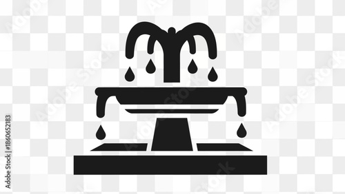 Black and white cartoon illustration of a man using a vintage microscope and antique scientific research equipment while sitting in an old fashioned chair in a retro medical laboratory